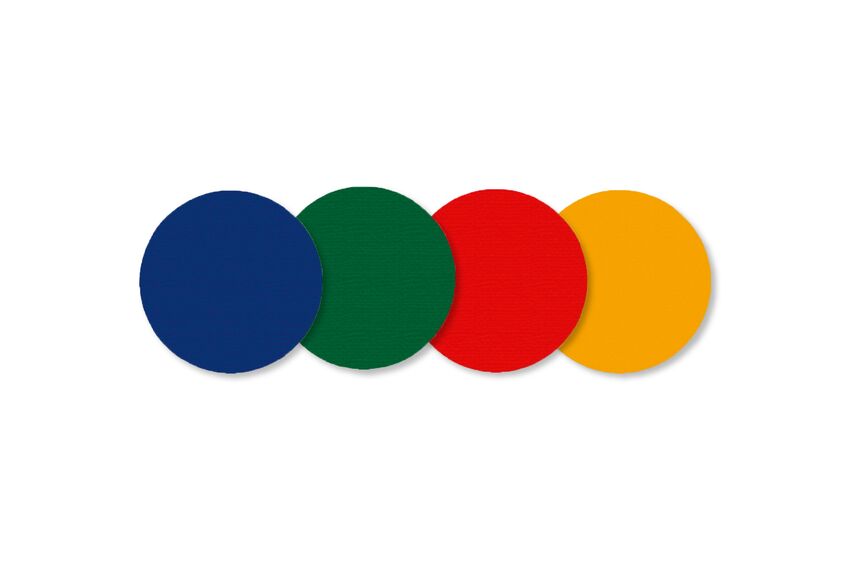 Render of a LINE PLAN DOT - Floor marking tape on a white background