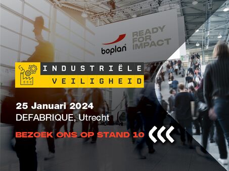 Foto van een deelname van Boplan aan de beurs Industriële Veiligheid in Utrecht, Nederland