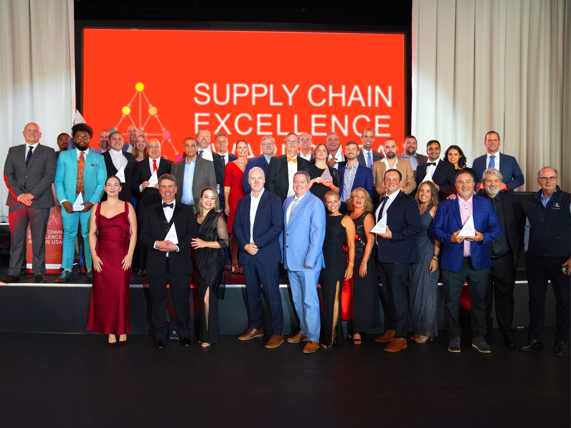 Picture of all winners at the Supply Chain Excellence Award USA 2025