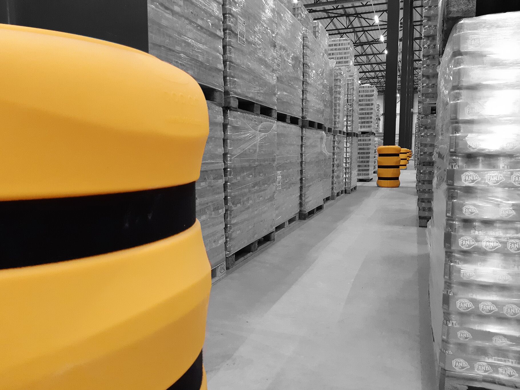 Boplan FLEX IMPACT® KP PROTECTOR w rzeczywistym środowisku - Ochrona kolumn