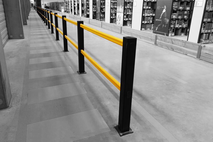Boplan FLEX IMPACT® HP PLUS 2 RAILS in einer realen Umgebung - Handläufe