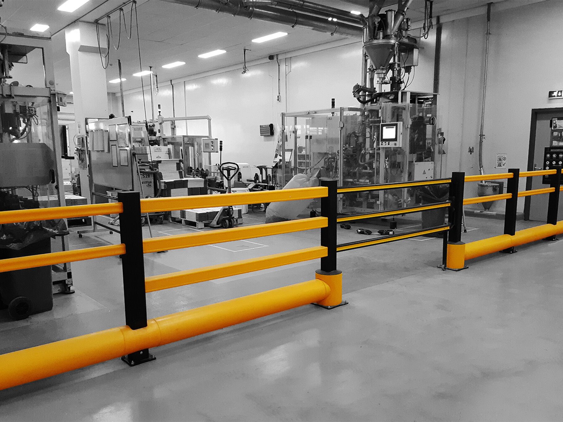 Boplan FLEX IMPACT® SG Sliding Gate dans un environnement réel - Portillons de sécurité