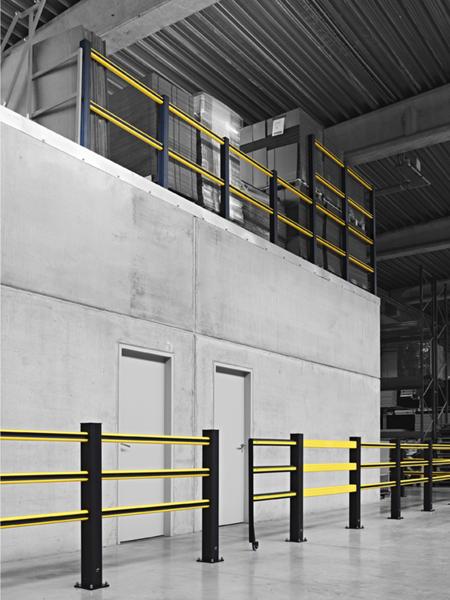 Boplan FLEX IMPACT® HP Plus y SG Sliding Gate en un entorno industrial