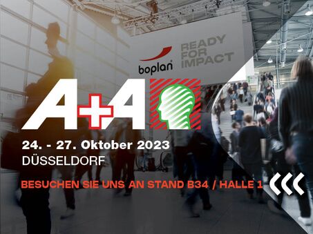 Picture of a Boplan exhibition participation at A+A in Düsseldorf, Germany