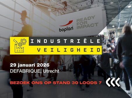 Foto van een deelname van Boplan aan de beurs Industriële Veiligheid in Utrecht, Nederland
