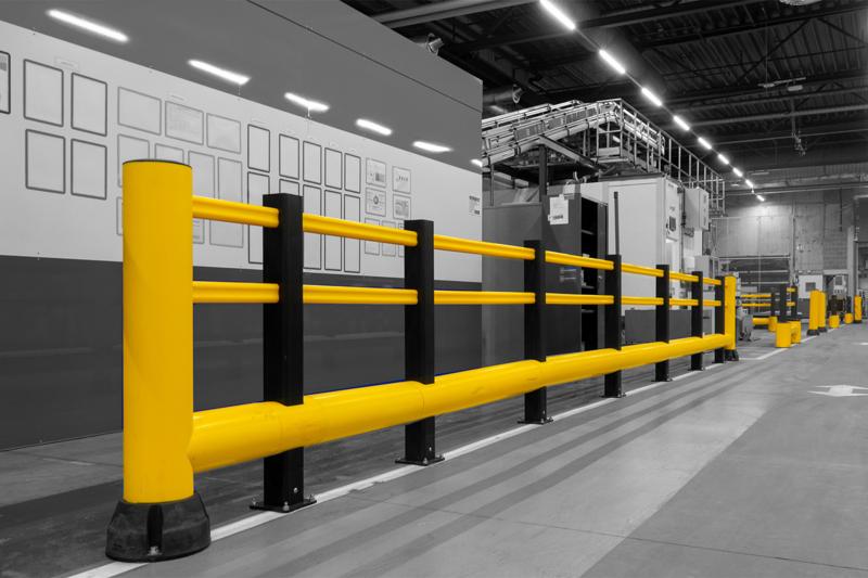 Boplan BO200F e TB 400 PLUS giallo in un magazzino Becton Dickinson
