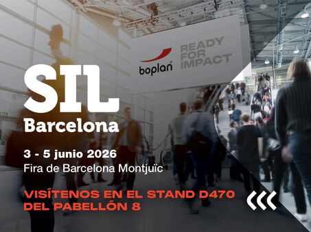 Imagen de la participación en una exposición de SIL en Barcelona, España