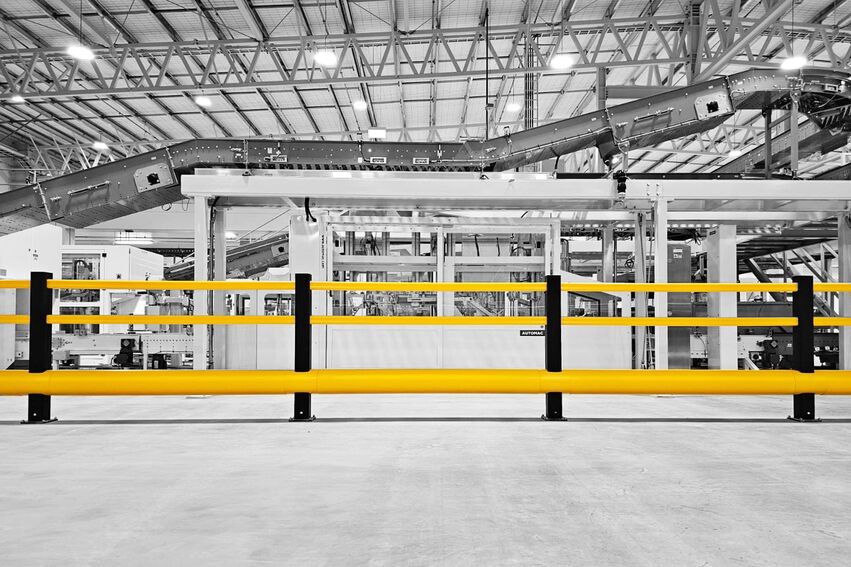 Boplan FLEX IMPACT® TB 400 PLUS in a live setting - Safety barrier