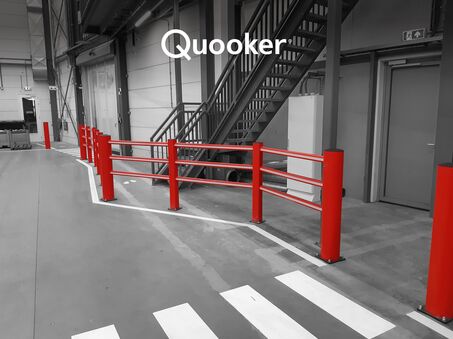 Boplan BO IMPACT et HP PLUS rouges dans l'entrepôt de Quooker
