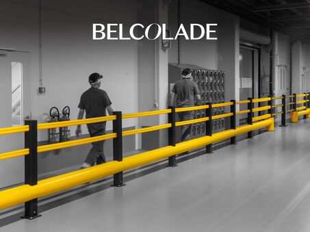 Boplan GP GOAL POST, TOUCH BARRIER, BO IMPACT jaune dans l&#039;usine de Belcolade
