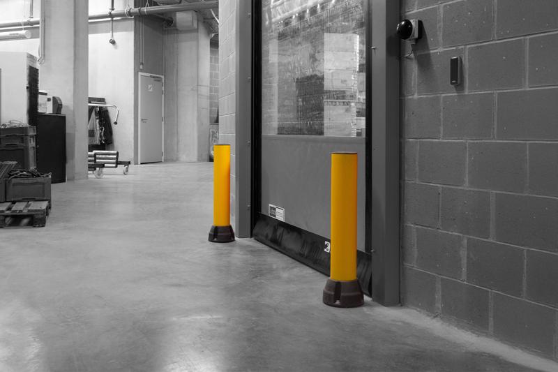 Boplan jaune BO200F dans un entrepôt de TVH Equipment
