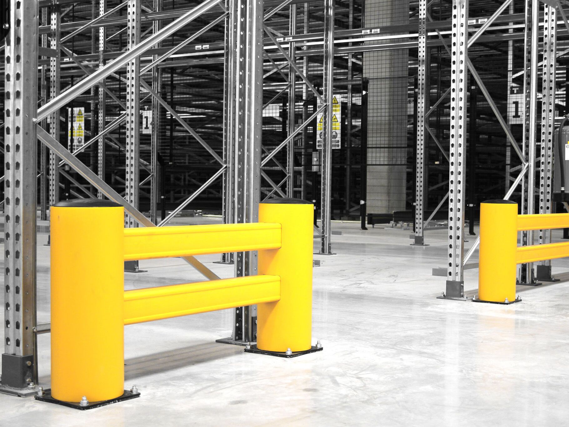 Boplan FLEX IMPACT® RE Rack End dans un environnement industriel
