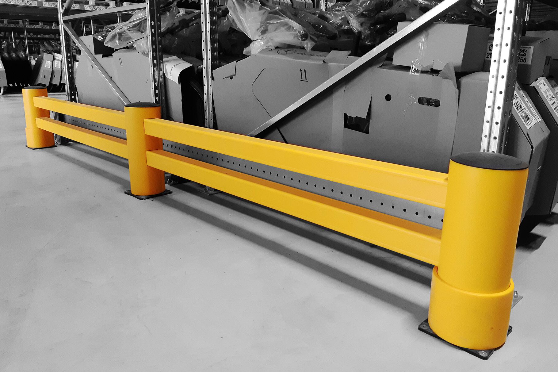 Yellow Boplan RE RACK END in JCL warehouse