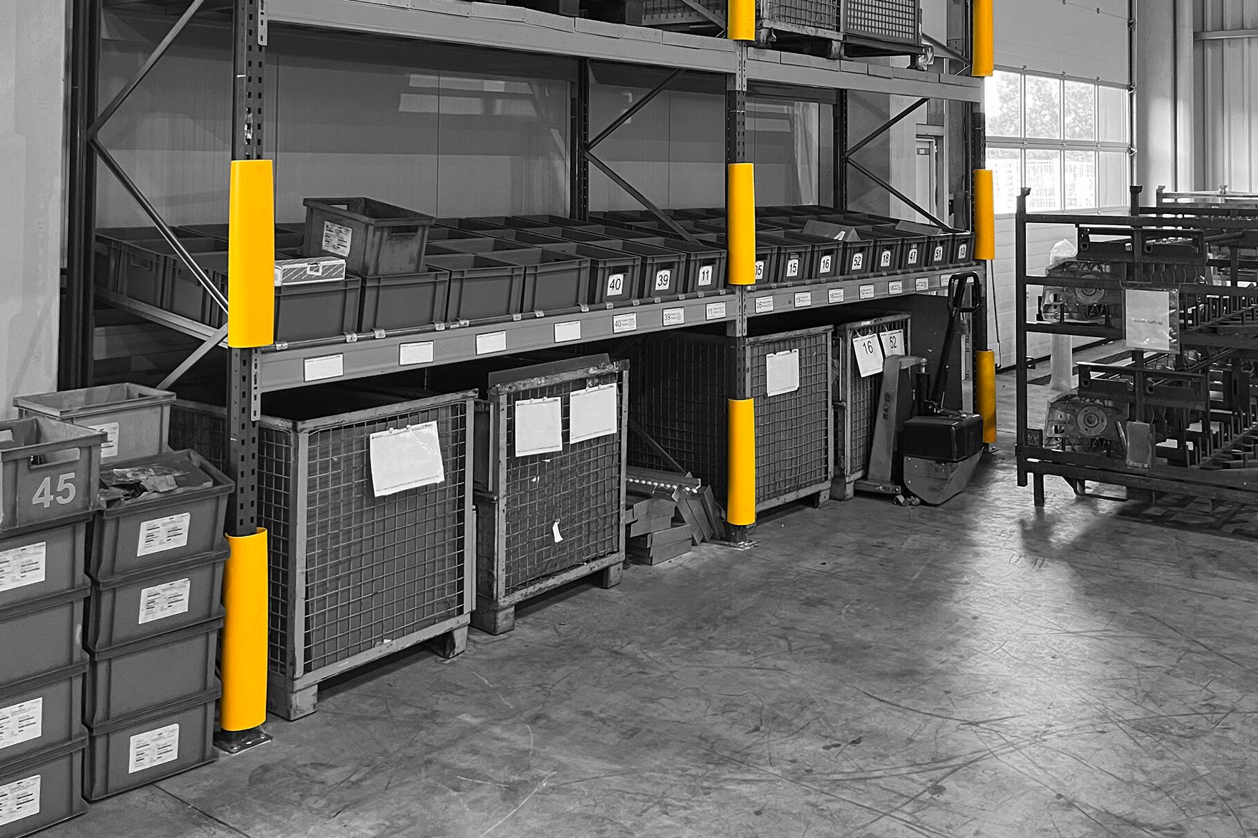 Yellow Boplan RB RACKBULL in Magna factory