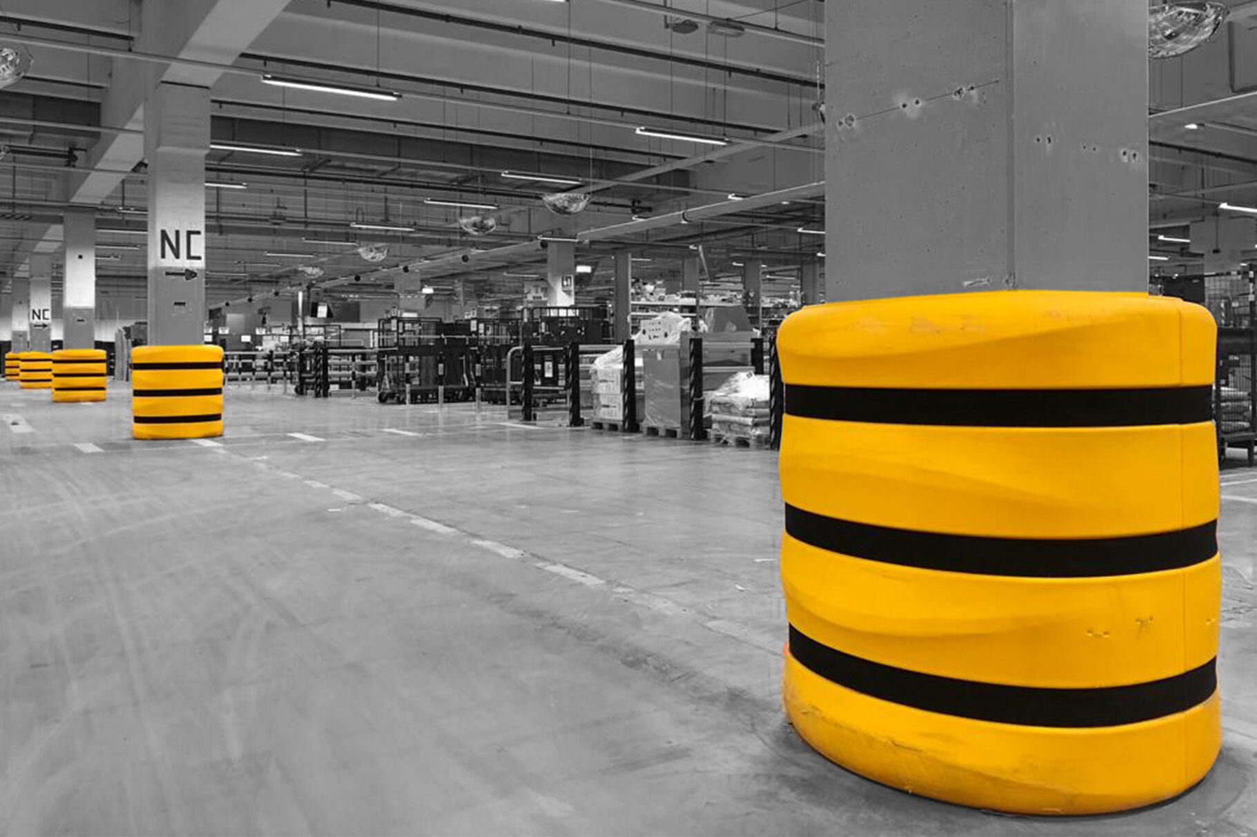 Afbeelding van een Boplan FLEX IMPACT® KP PROTECTOR voor dragende pilaren