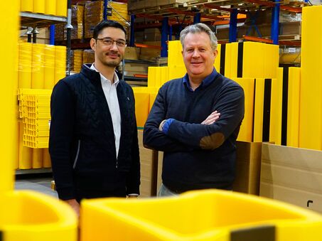 Photo of Boplan & Celtiplast CEO Xavier Ramon and Celtiplast Plant Manager Alexandre Auby