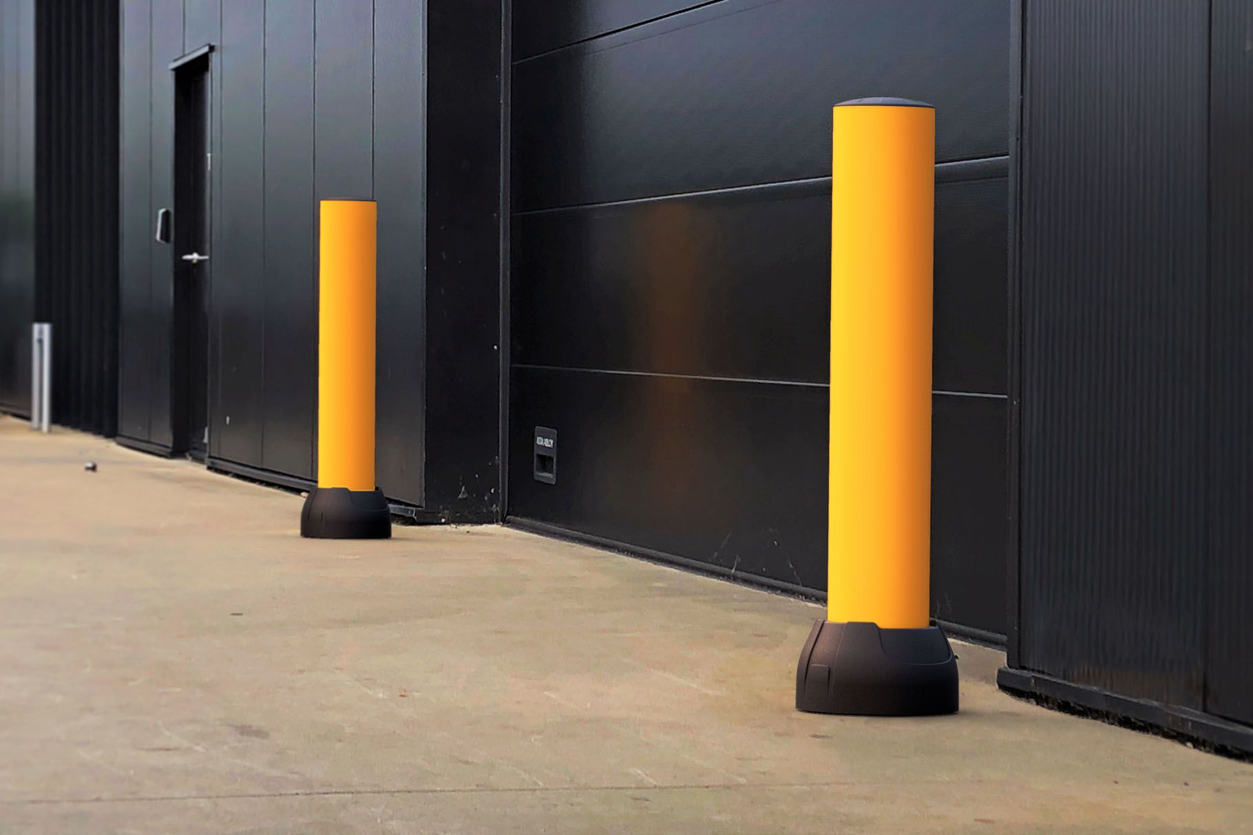 Picture of a yellow BOPLAN FLEX IMPACT® BO200F in a live setting