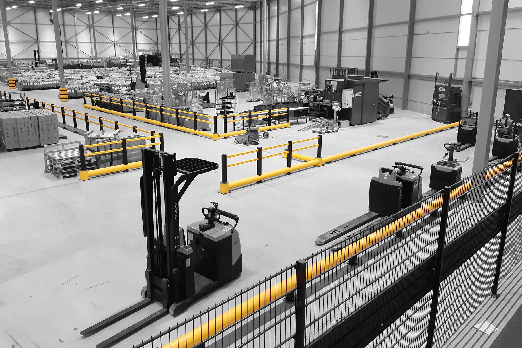 Yellow Boplan TB 260 PLUS in JCL warehouse