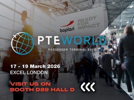 Picture of a Boplan exhibition participation at PTE World in London, United Kingdom
