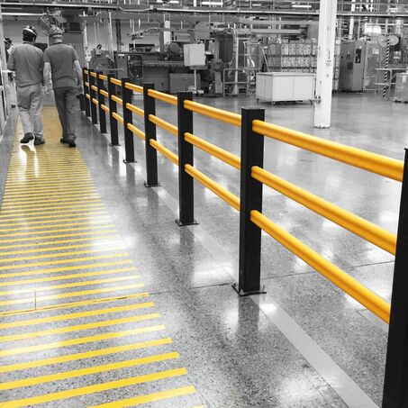 Boplan FLEX IMPACT® HP PLUS 3 RAILS in een reële omgeving - Veiligheidshekken