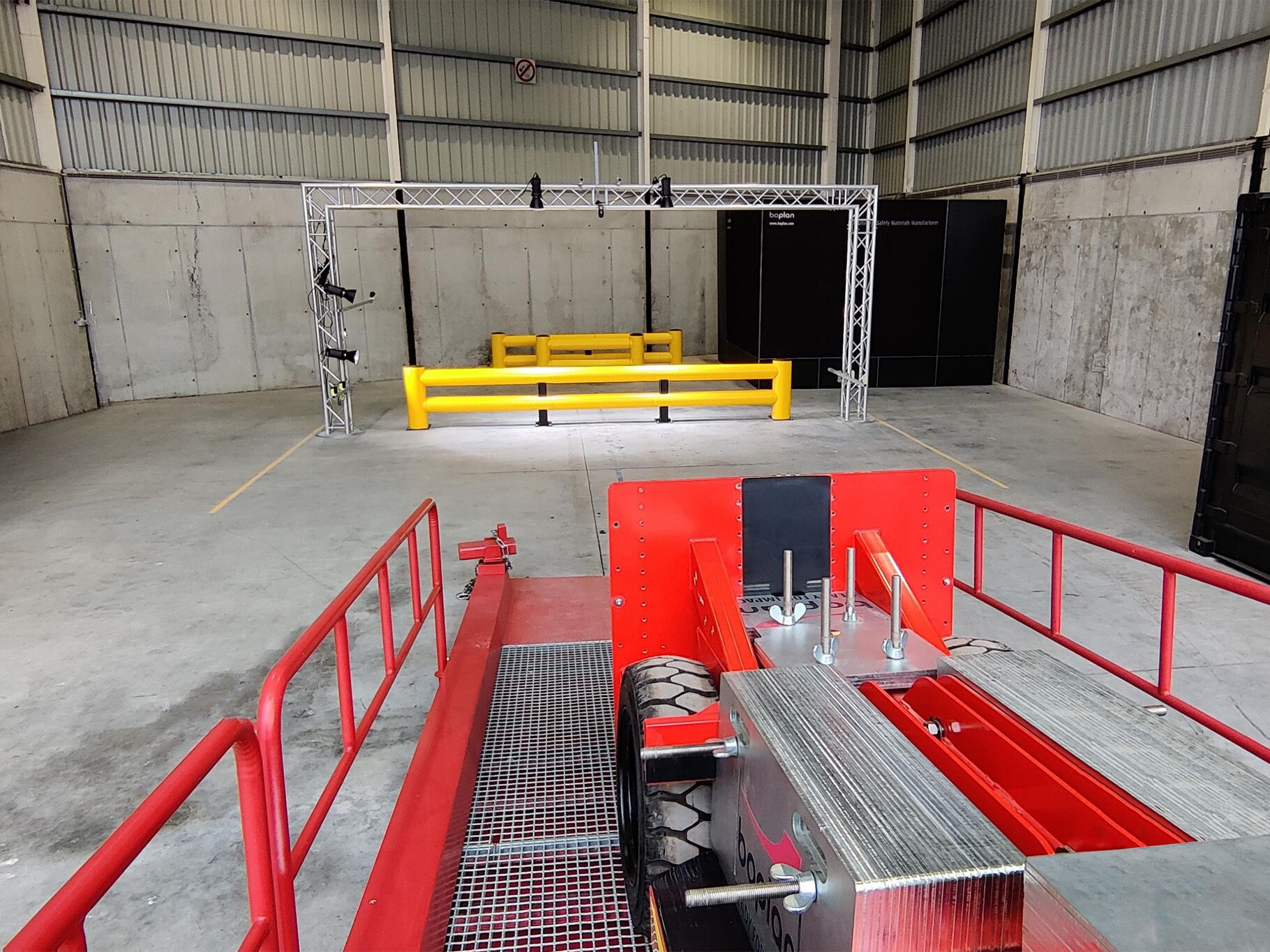 Photo of the Boplan R&D test lab