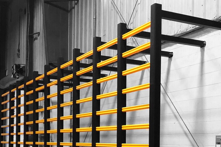 Boplan FLEX IMPACT® HT TUNNEL WALL FIX en situation réelle - Barrières piétonnes