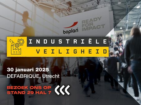 Foto van een deelname van Boplan aan de beurs Industriële Veiligheid in Utrecht, Nederland
