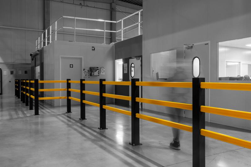 Boplan HP PLUS giallo in un magazzino Becton Dickinson
