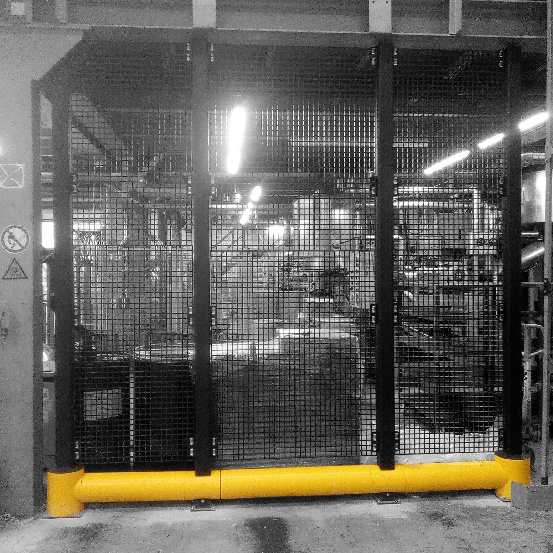 Boplan FLEX IMPACT® TB 260 PLUS FENCE in einer realen Umgebung - Rammschutzplanke