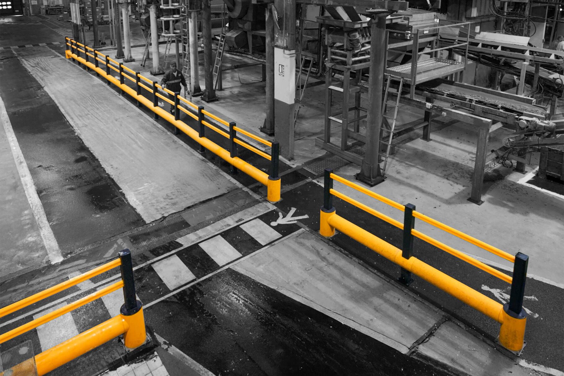 Boplan TB400 PLUS giallo in uno stabilimento Bonduelle
