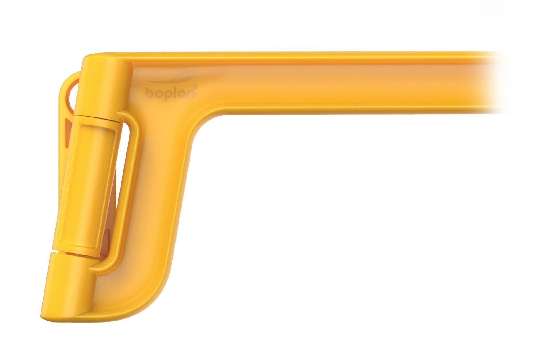 Render of a yellow Boplan SINGLE AXES GATE