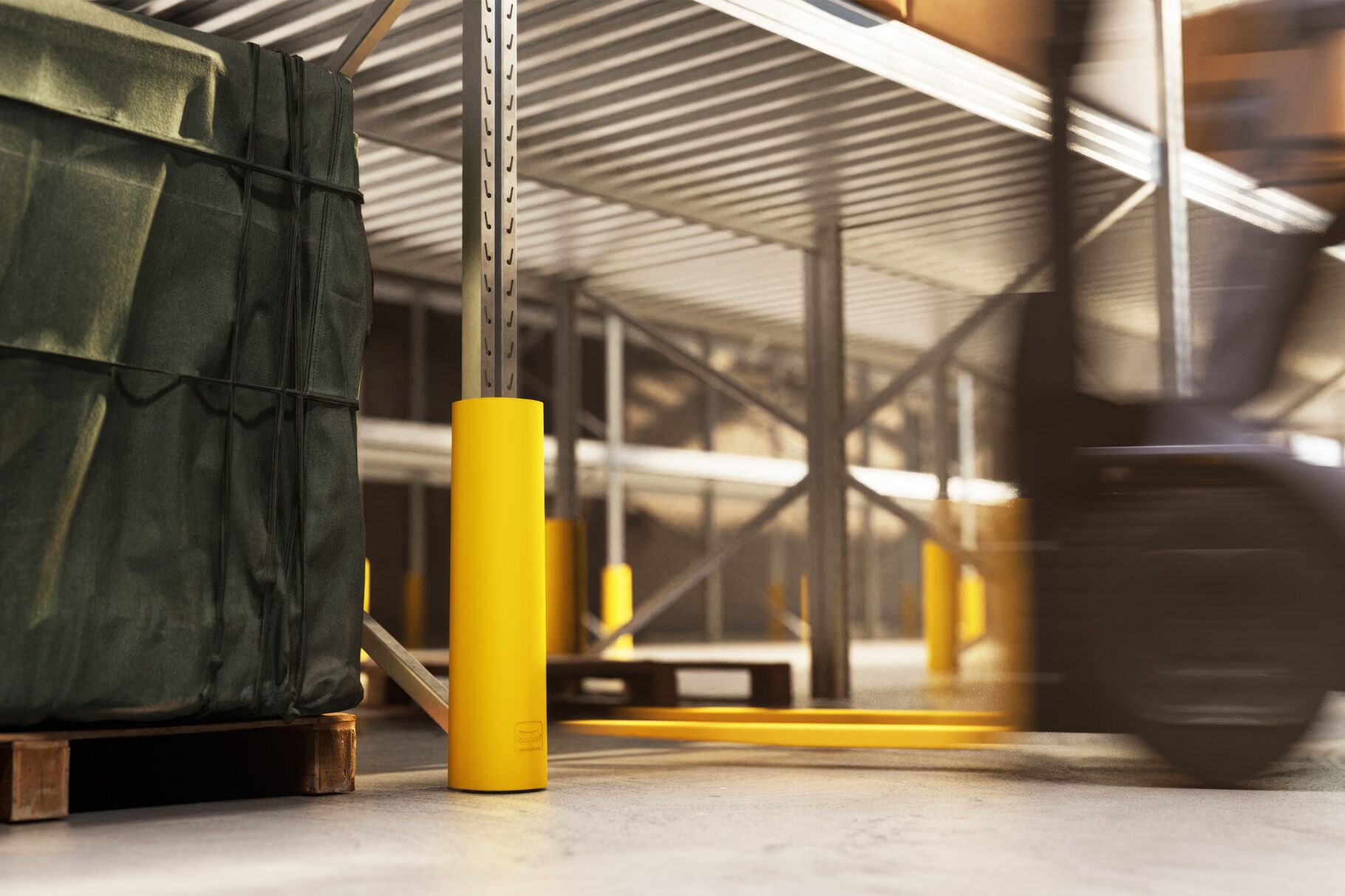 Boplan FLEX IMPACT® RB Rackbull in einer industriellen Umgebung
