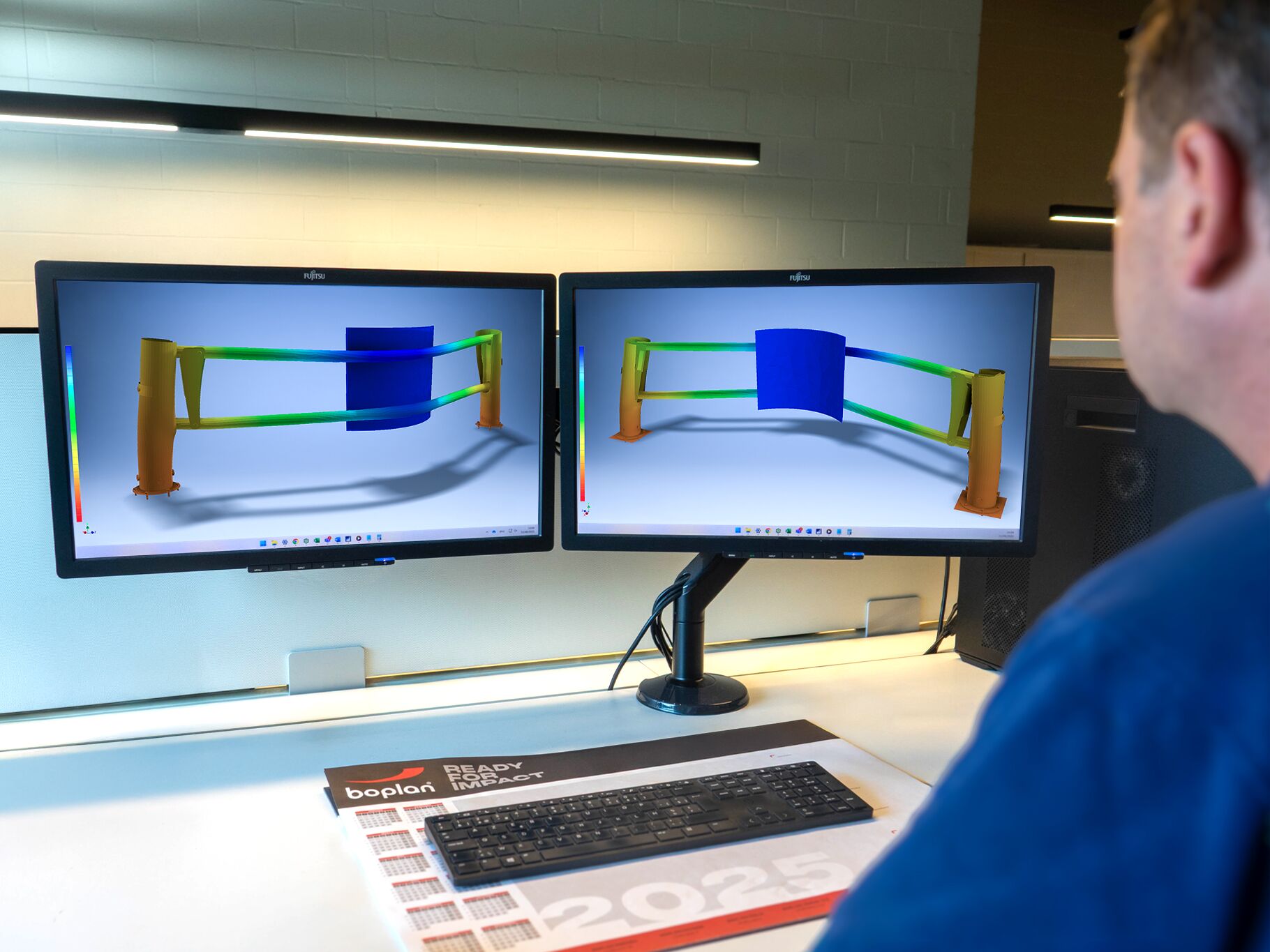 FEM-analyse van een Boplan FLEX IMPACT® DG250F
