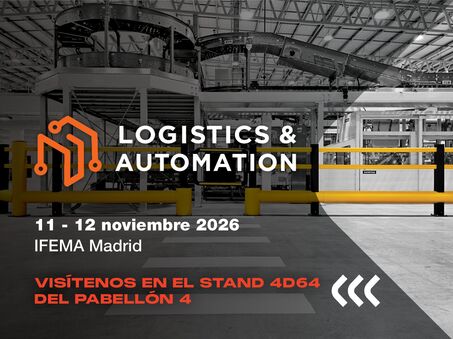 Imagen de la participación en una exposición de Logistics & Automation en Madrid, España