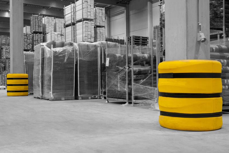 Gelber Boplan KP PROTECTOR in einem Lager von Eutraco
