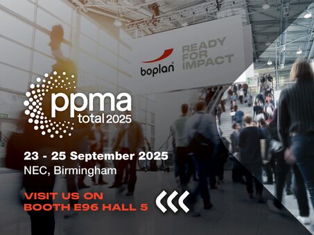 Picture of a Boplan exhibition participation at PPMA in Birmingham, United Kingdom
