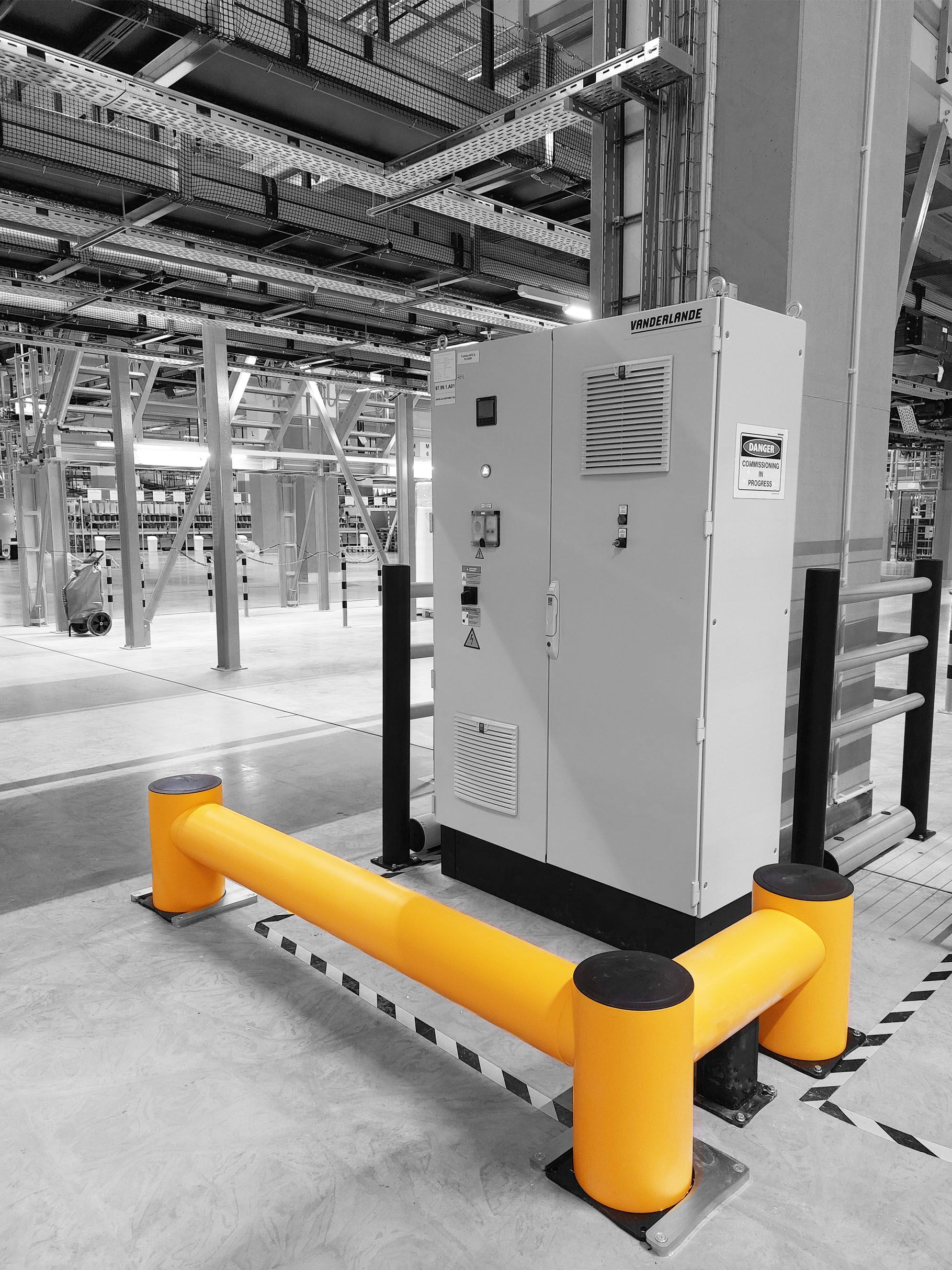 Boplan FLEX IMPACT® TB 550 in einer realen Umgebung - Rammschutzplanke