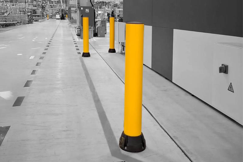 Boplan jaune BO200R dans une installation BMW
