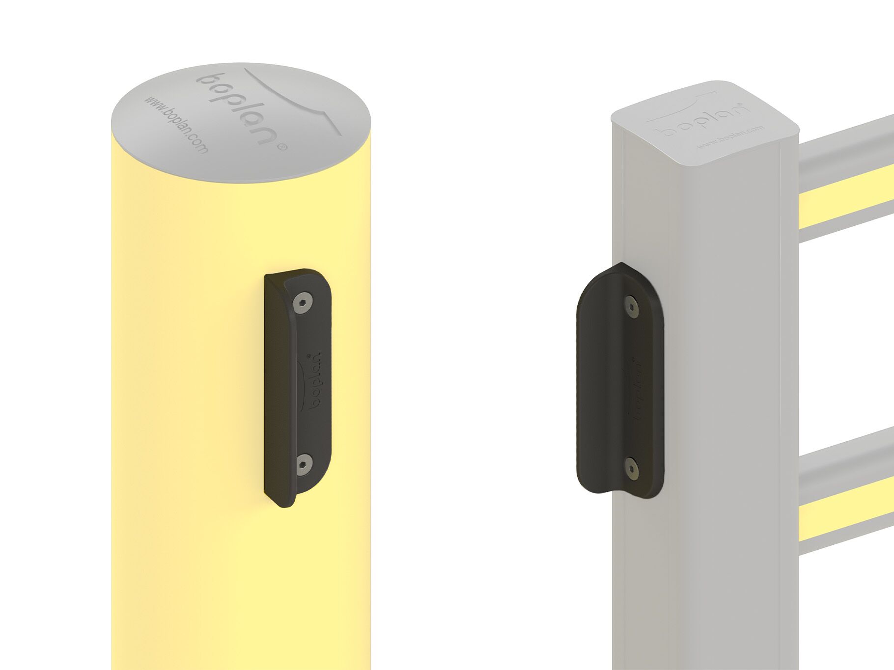 Boplan FLEX IMPACT® SG Swing Gate closing block on a white background - Safety Gates