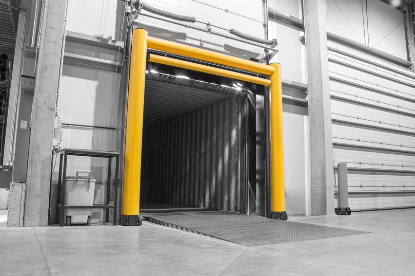 Boplan FLEX IMPACT® TOUCH BARRIER en situation réelle - Portique de sécurité