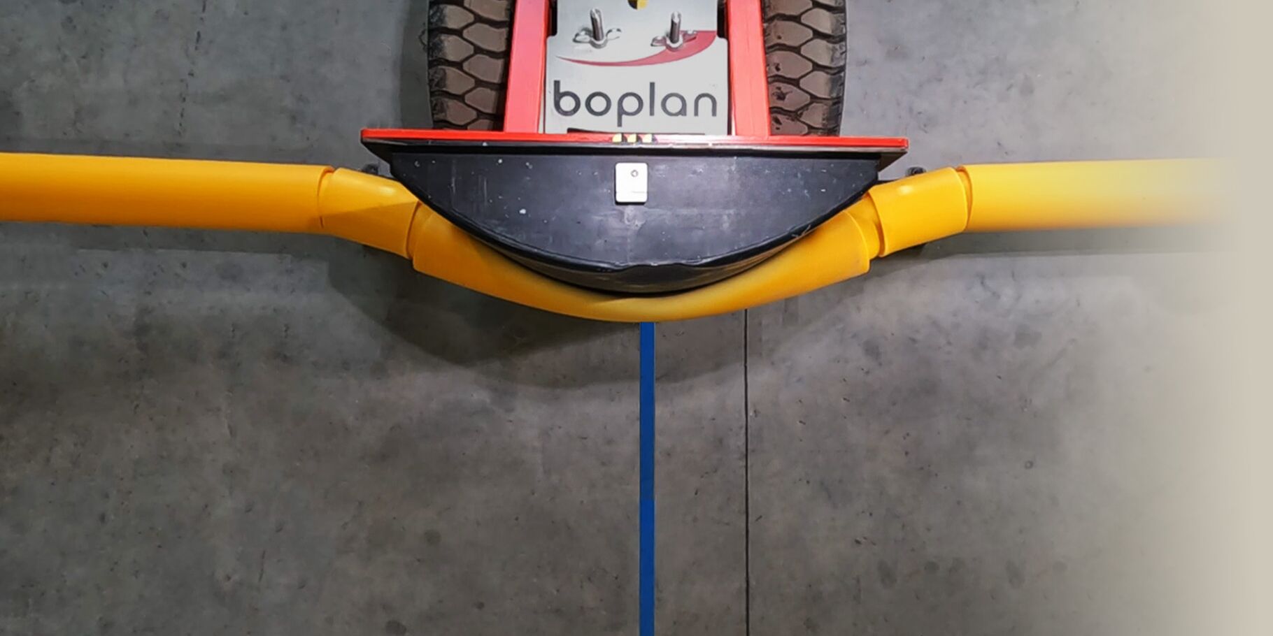 Boplan impact test vehicle demonstrates the flexibility of a FLEX IMPACT® safety barrier