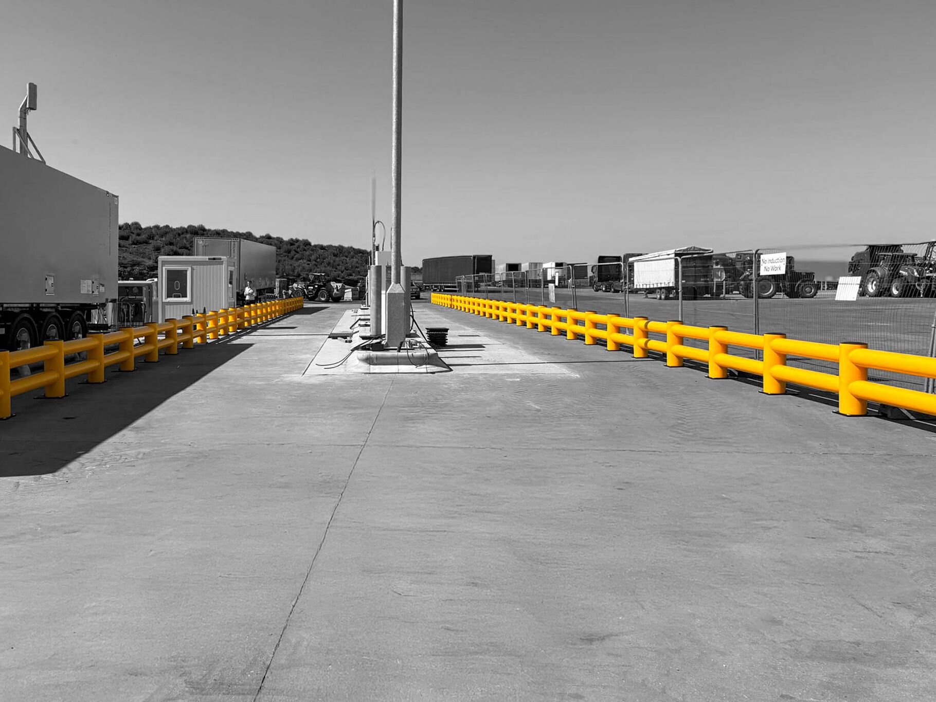 Boplan TB SUPER DOUBLE jaune dans l'usine de Staples