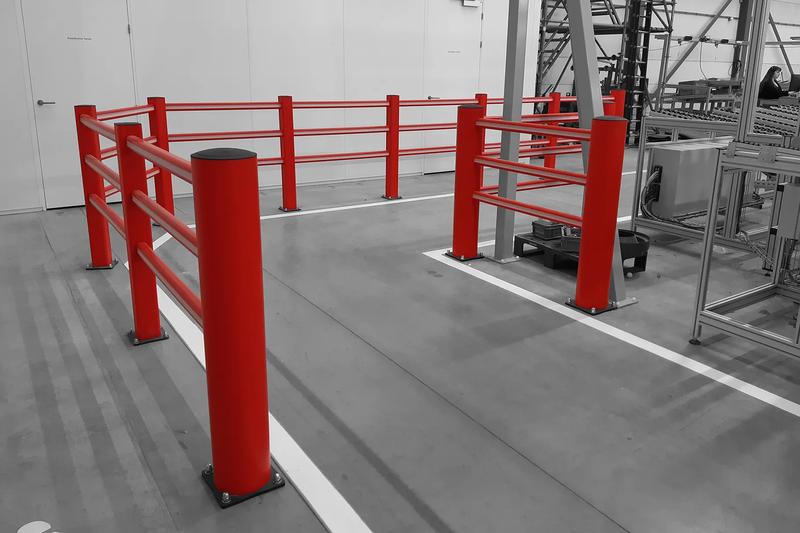Red Boplan BO IMPACT and HP PLUS in Quooker warehouse