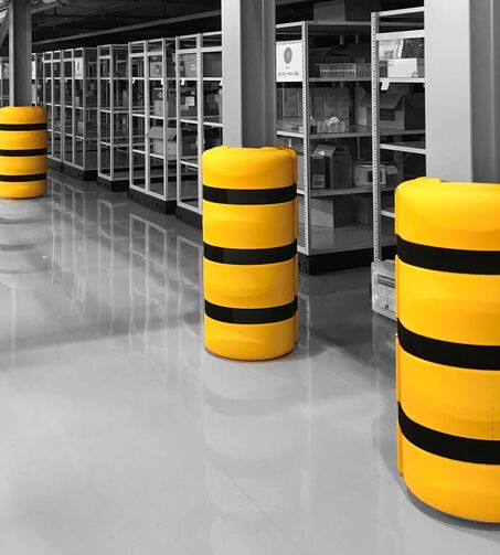 Boplan FLEX IMPACT® KP PROTECTOR en un ambiente real - Protectores de columna