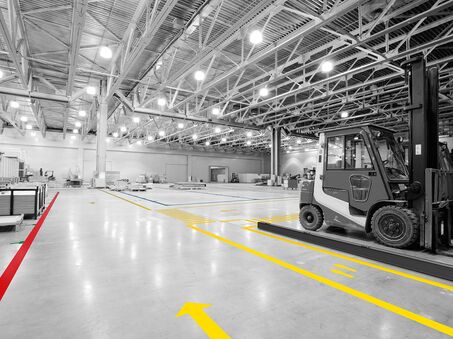 Boplan LINE PLAN Uni dans un environnement industriel