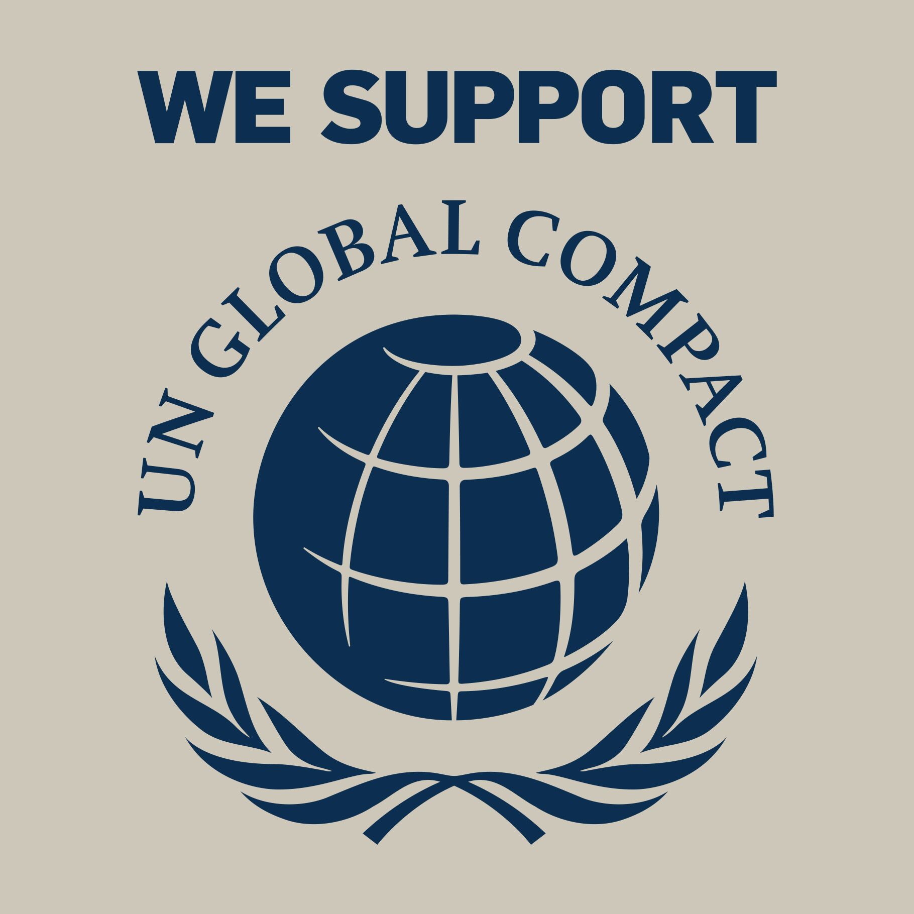 Logo of the UN Global Compact certificate