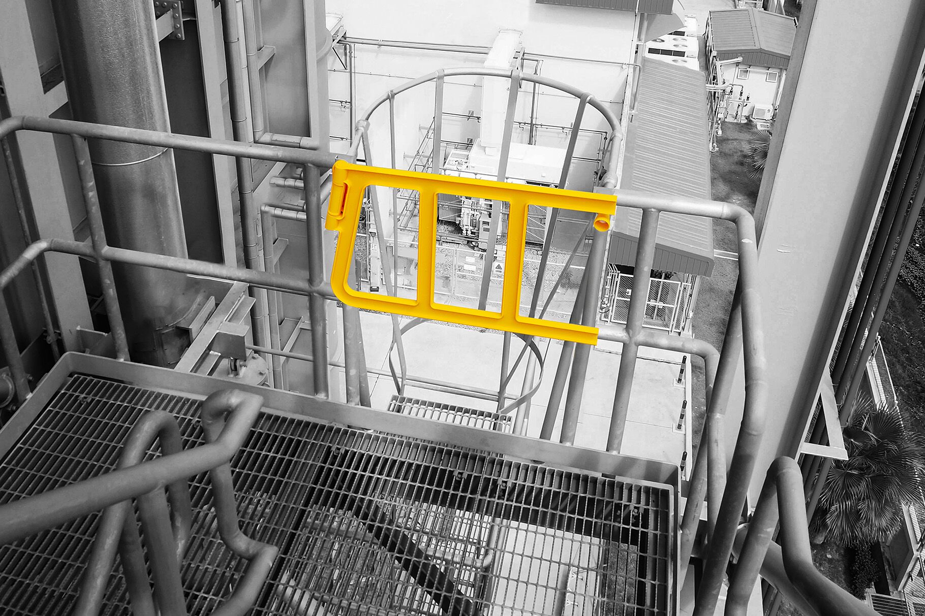 Boplan Double Axes Gate dans un environnement industriel
