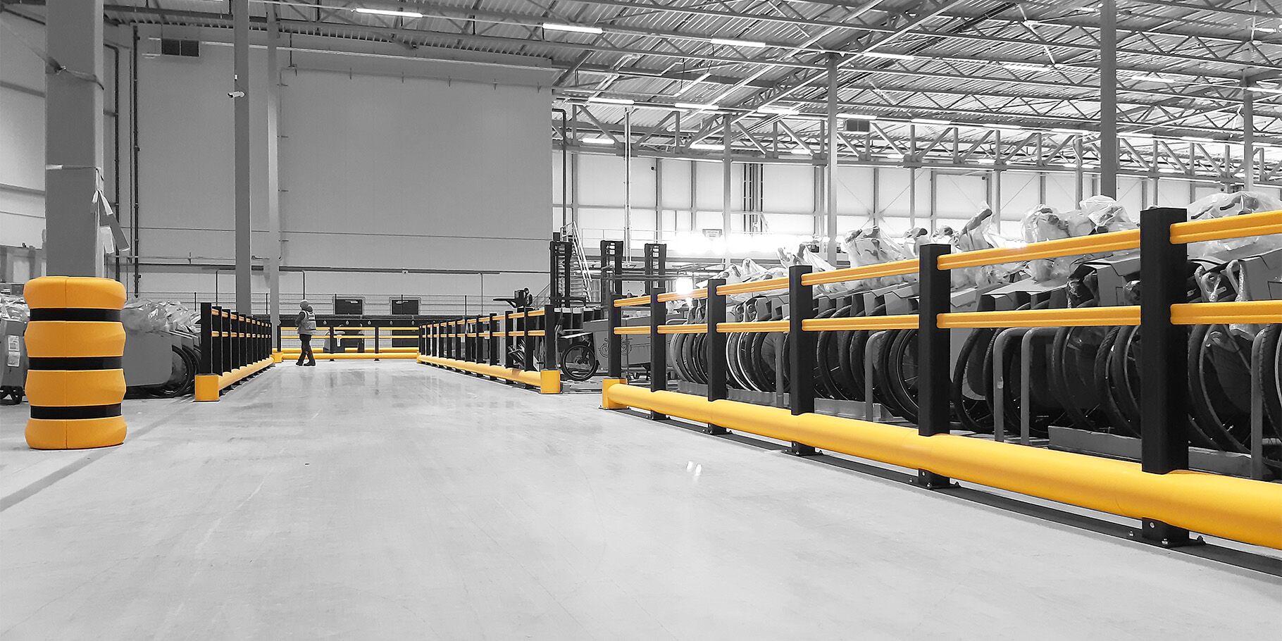 Yellow Boplan TB 260 PlUS and KP PROTECTOR in JCL warehouse