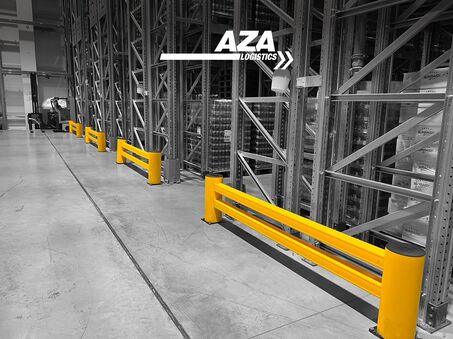 Boplan RE RACK END jaune dans l'entrepôt d'Aza