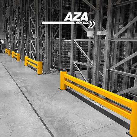 Yellow Boplan RE RACK END in Aza warehouse